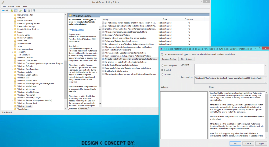 How to disable automatic restart after installing updates in Windows