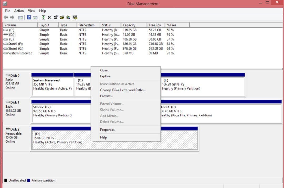 The flash drive does not appear in "My Computer"