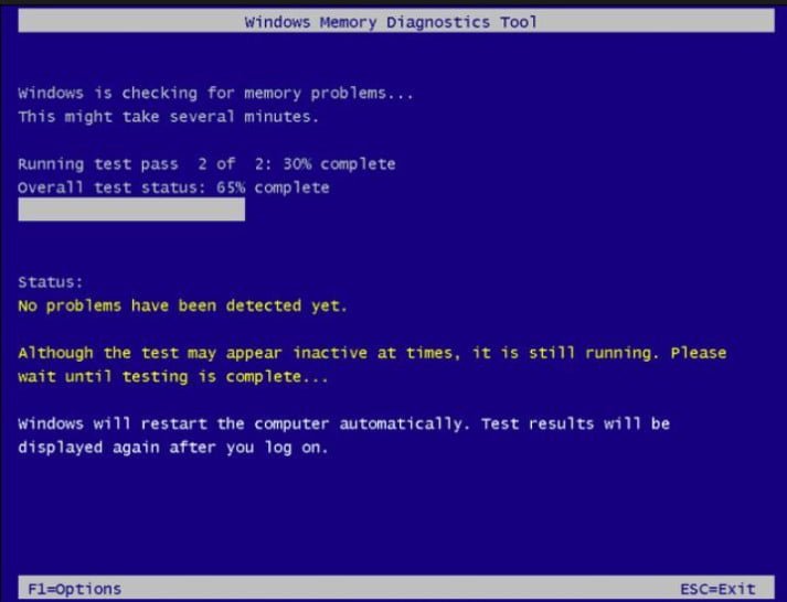 windows memory diagnostics tool