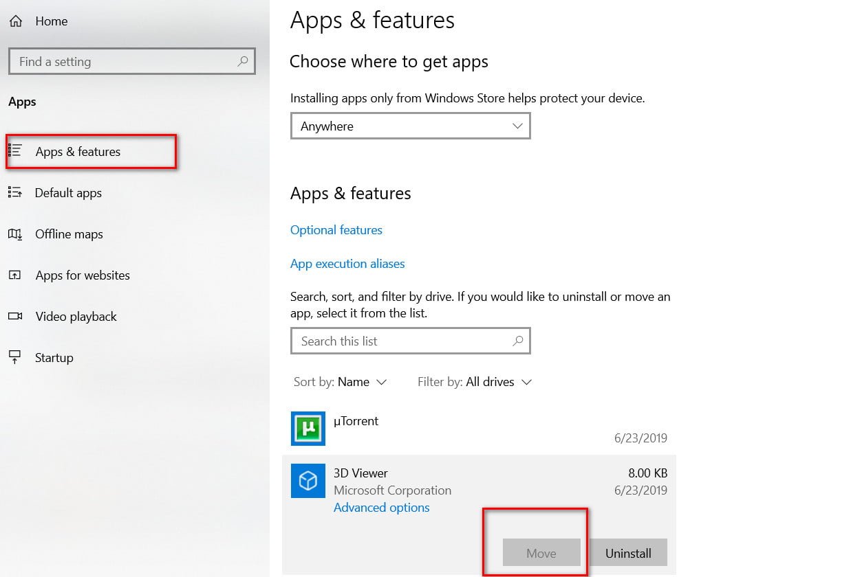 How To Change Microsoft App Store Download Location In Windows 10