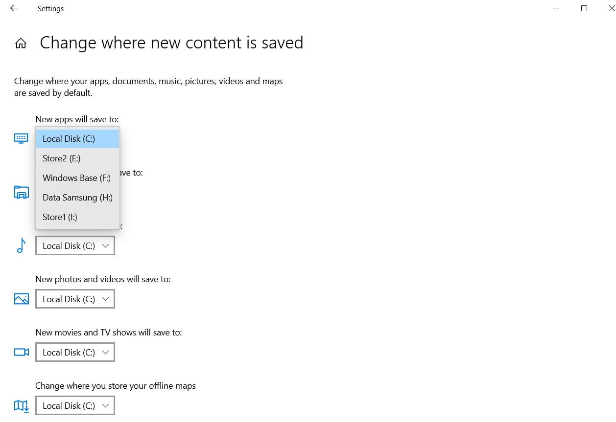 Change The Download Location Of Microsot Store Applications In Windows 10 2 Compspice