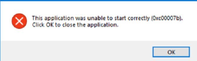 The Application Was Unable To Start Correctly 0xc000007b