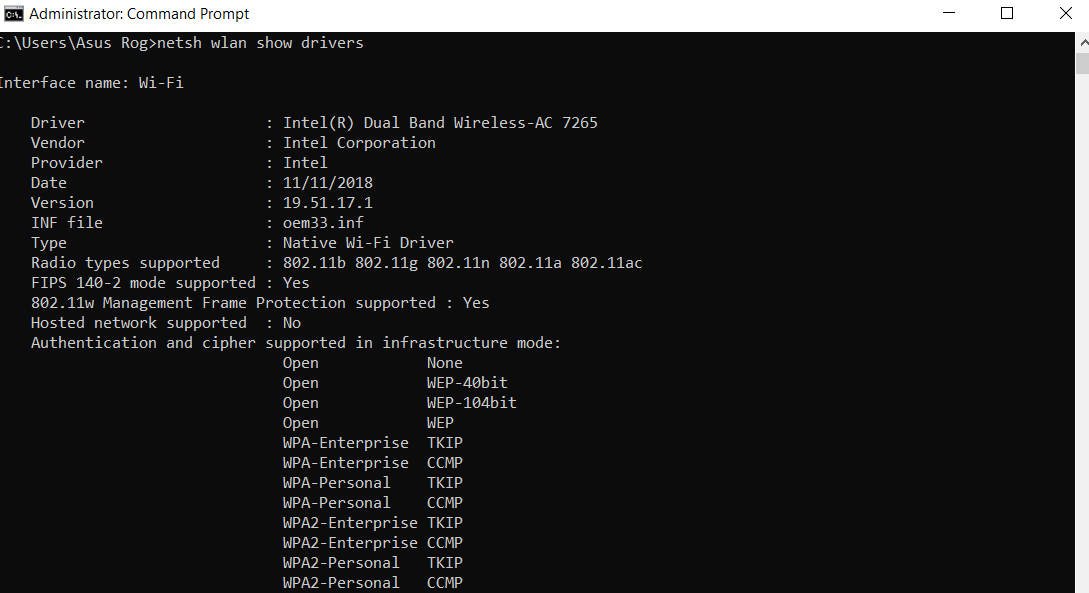 How to Check if your Laptop supports 2.4ghz or 5ghz