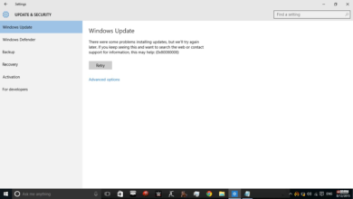 How to fix 0x80080008 error on Microsoft Windows 10