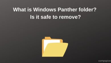 What is Windows Panther folder