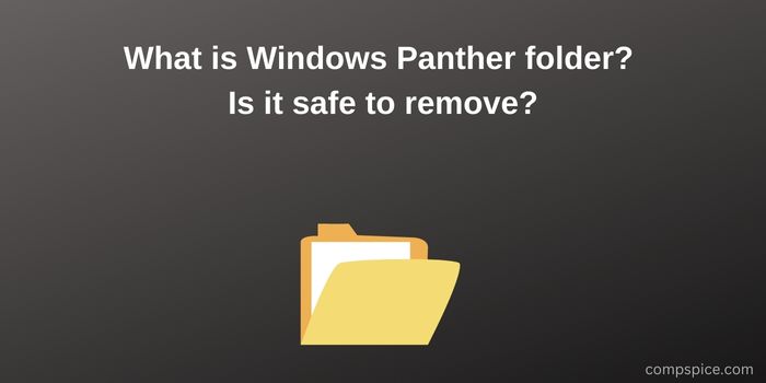What is Windows Panther folder