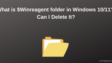 What is $winreagent folder