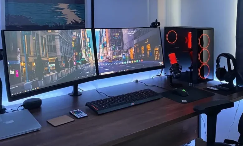 How to set each monitor with a different background